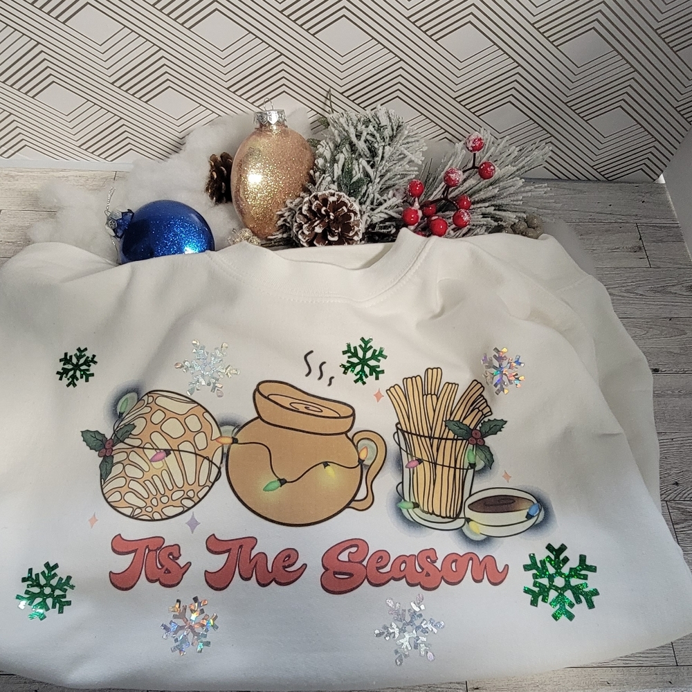 tis the season pan dulce crewneck